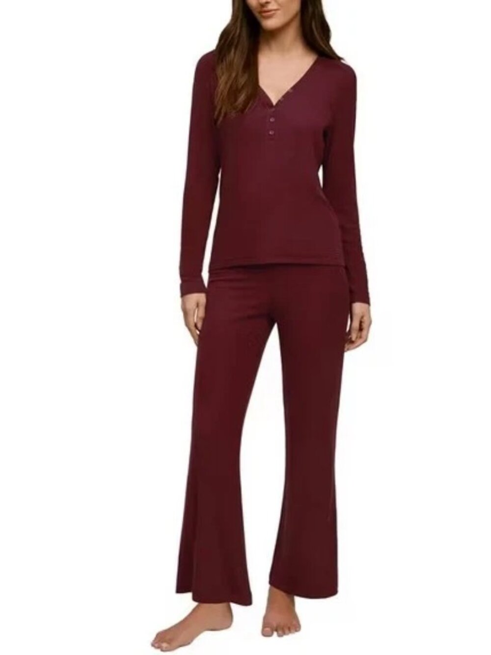 Banana Republic Women's 2-piece Rib Lounge Set, XXL